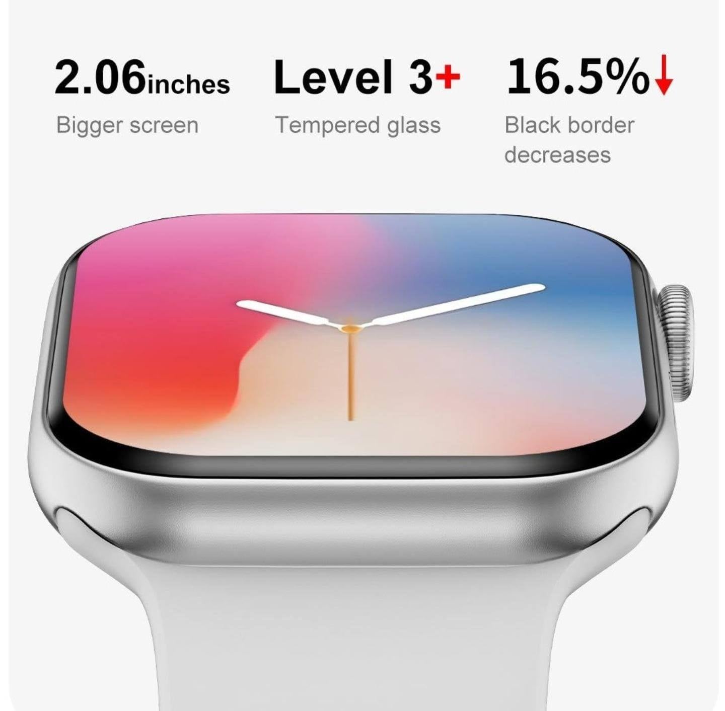 DT Watch X Series 10 Smart Watch With AMOLED Display, Photo Album, Video Player, 3D Animations, AirPods Connectivity & ChatGPT Integration - Newest Arrival 2024 - Smart Watch -