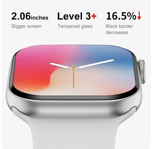DT Watch X Series 10 Smart Watch With AMOLED Display, Photo Album, Video Player, 3D Animations, AirPods Connectivity & ChatGPT Integration - Newest Arrival 2024 - Smart Watch -