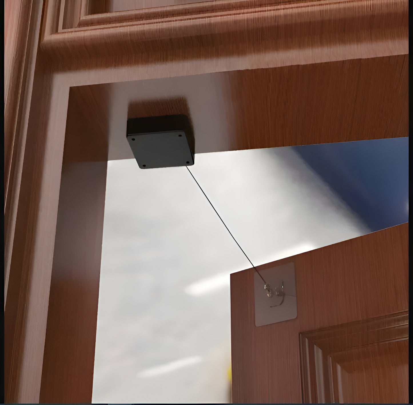 Automatic Door Closer Closing Sliding Latch No Punching